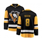 Youth Pittsburgh Penguins #8 Mark Recchi Fanatics Branded Black Home Breakaway NHL Jersey