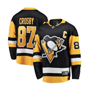 Youth Pittsburgh Penguins #87 Sidney Crosby Fanatics Branded Black Home Breakaway NHL Jersey