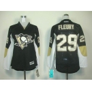 women nhl jerseys pittsburgh penguins #29 fleury black
