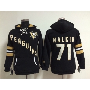 women nhl jerseys pittsburgh penguins #71 amlkin black[pullover hooded sweatshirt]
