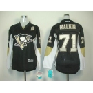women nhl jerseys pittsburgh penguins #71 malkin black