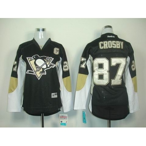 women nhl jerseys pittsburgh penguins #87 crosby black