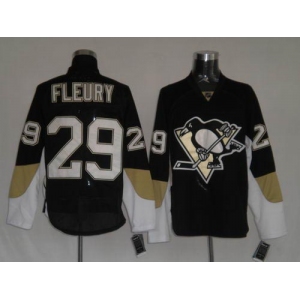 youth nhl pittsburgh penguins #29 fleury black