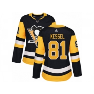Women's Adidas Pittsburgh Penguins #81 Phil Kessel Premier Black Home NHL Jersey