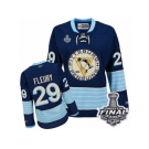 Women's Reebok Pittsburgh Penguins #29 Marc-Andre Fleury Authentic Navy Blue Third Vintage 2017 Stanley Cup Final NHL Jersey