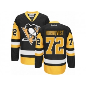 Women's Reebok Pittsburgh Penguins #72 Patric Hornqvist Premier Black Gold Third NHL Jersey