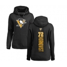 NHL Women Adidas Pittsburgh Penguins #72 Patric Hornqvist Black Backer Pullover Hoodie