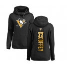 NHL Women Adidas Pittsburgh Penguins #77 Paul Coffey Black Backer Pullover Hoodie