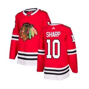 Adidas Chicago Blackhawks #10 Patrick Sharp Authentic Red Home NHL Jersey