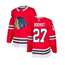 Adidas Chicago Blackhawks #27 Adam Boqvist Authentic Red Fashion Gold NHL Jersey