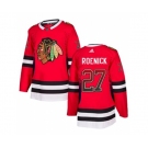 Adidas Chicago Blackhawks #27 Jeremy Roenick Authentic Red Drift Fashion NHL Jersey