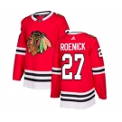 Adidas Chicago Blackhawks #27 Jeremy Roenick Premier Red Home NHL Jersey