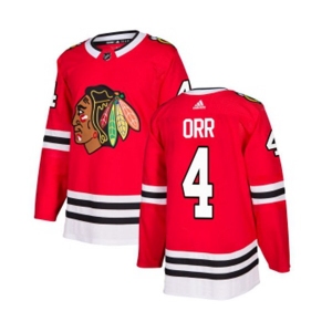 Adidas Chicago Blackhawks #4 Bobby Orr Premier Red Home NHL Jersey