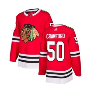 Adidas Chicago Blackhawks #50 Corey Crawford Premier Red Home NHL Jersey