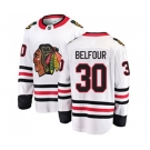 Chicago Blackhawks #30 ED Belfour Fanatics Branded White Away Breakaway NHL Jersey