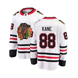 Chicago Blackhawks #88 Patrick Kane Fanatics Branded White Away Breakaway NHL Jersey