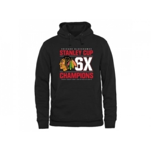 Chicago Blackhawks Black Rinkside Victor Pullover Hoodie
