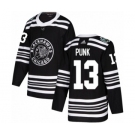 Men's Adidas Chicago Blackhawks #13 CM Punk Authentic Black 2019 Winter Classic NHL Jersey