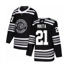 Men's Adidas Chicago Blackhawks #21 Stan Mikita Authentic Black 2019 Winter Classic NHL Jersey