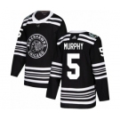 Men's Adidas Chicago Blackhawks #5 Connor Murphy Authentic Black 2019 Winter Classic NHL Jersey