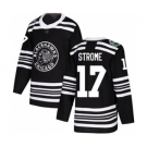 Men's Blackhawks #17 Dylan Strome Black 2019 Winter Classic Stitched Hockey Jersey