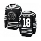 Men's Chicago Blackhawks #18 Denis Savard Black 2019 Winter Classic Fanatics Branded Breakaway NHL Jersey