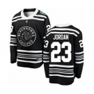 Men's Chicago Blackhawks #23 Michael Jordan Black 2019 Winter Classic Fanatics Branded Breakaway NHL Jersey