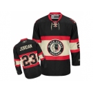 Men's Chicago Blackhawks #23 Michael Jordan Black New Third Jersey