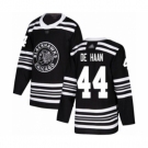 Men's Chicago Blackhawks #44 Calvin De Haan Authentic Black Alternate Hockey Jersey