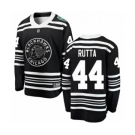 Men's Chicago Blackhawks #44 Jan Rutta Black 2019 Winter Classic Fanatics Branded Breakaway NHL Jersey