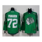 Men's Chicago Blackhawks #72 Artemi Panarin Green St. Patrick's Day New Stitched NHL Jersey