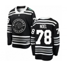 Men's Chicago Blackhawks #78 Nathan Noel Black 2019 Winter Classic Fanatics Branded Breakaway NHL Jersey