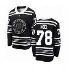 Men's Chicago Blackhawks #78 Nathan Noel Black Alternate Fanatics Branded Breakaway Hockey Jersey