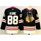 Men's Chicago Blackhawks #88 Patrick Kane Black Stitched Hockey Jersey
