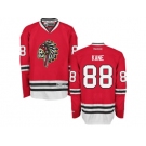 Men's Chicago Blackhawks #88 Patrick Kane Reebok Premier Red Skull Ice Hockey Jersey