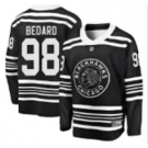 Men's Chicago Blackhawks #98 Connor Bedard Adidas Authentic 2019 Winter Classic Black Jersey