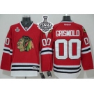 NHL Chicago Blackhawks #00 Clark Griswold Red Home 2015 Stanley Cup Stitched Jerseys