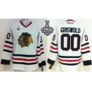 NHL Chicago Blackhawks #00 Clark Griswold White 2015 Stanley Cup Stitched Jerseys