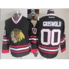 NHL Chicago Blackhawks #00 Griswold Black 2015 Stanley Cup Champions jerseys