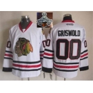 NHL Chicago Blackhawks 00 Griswold White 2015 Stanley Cup Champions Stitched jerseys