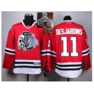 NHL Chicago Blackhawks #11 Desjardins Red(White Skull) 2014 Stadium Series 2015 Stanley Cup Champions jerseys