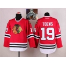 NHL Chicago Blackhawks #19 Jonathan Toews Red 2015 Stanley Cup Champions jerseys