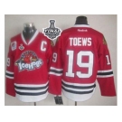 NHL Chicago Blackhawks #19 Jonathan Toews Red Ice Hogs 2015 Stanley Cup Stitched Jerseys