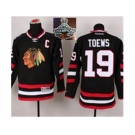 NHL Chicago Blackhawks #19 Jonathan Toews(C patch) Black 2014 Stadium Seriesn 2015 Stanley Cup Champions jerseys