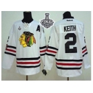 NHL Chicago Blackhawks #2 Duncan Keith White 2015 Winter Classic 2015 Stanley Cup Stitched Jerseys