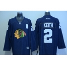 NHL Chicago Blackhawks #2 Duncan Keith blue Jerseys(Denim)