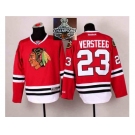 NHL Chicago Blackhawks #23 Kris Versteeg Red 2014 Stadium Series 2014 Stadium Series 2015 Stanley Cup Champions jerseys