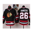 NHL Chicago Blackhawks #26 Michal Handzus Black 2014 Stadium Series 2015 Stanley Cup Champions jerseys