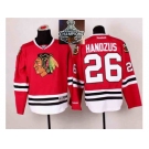 NHL Chicago Blackhawks #26 Michal Handzus Red 2014 Stadium Series 2015 Stanley Cup Champions jerseys