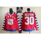 NHL Chicago Blackhawks #30 ED belfour all star 75th Anniversary red CCM 2015 Stanley Cup Champions jerseys